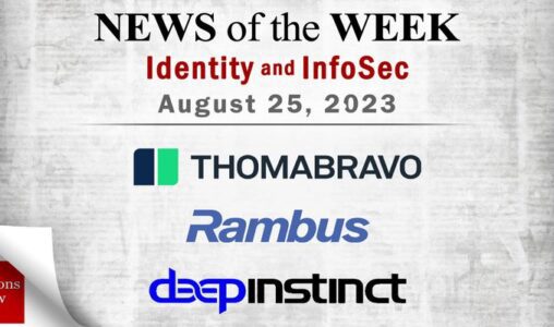 Identity Management and Information Security News for the Week of August 25