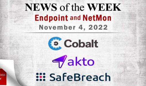 Endpoint Security and Network Monitoring News for the Week of November 4